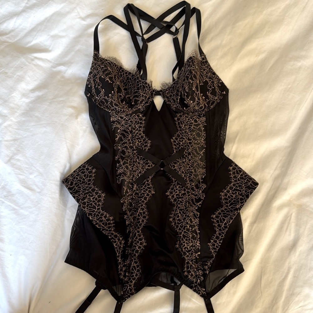 NWOT Victoria Secret Lingerie Bodysuit - Picture 2 of 5